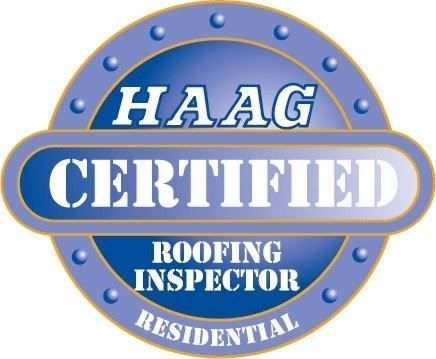 A haag certified roofing inspector residential logo