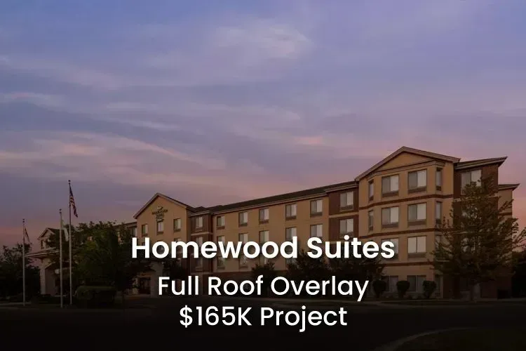 homewood suites $165k roof overlay