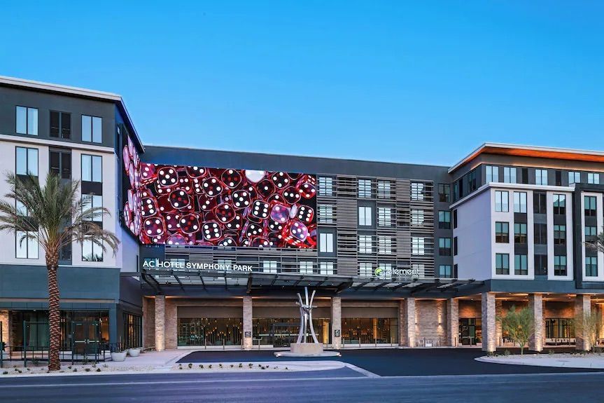 AC Hotel and Element by Westin Symphony Park Downtown Las Vegas dual-brand non-gaming hotel opened September 2025