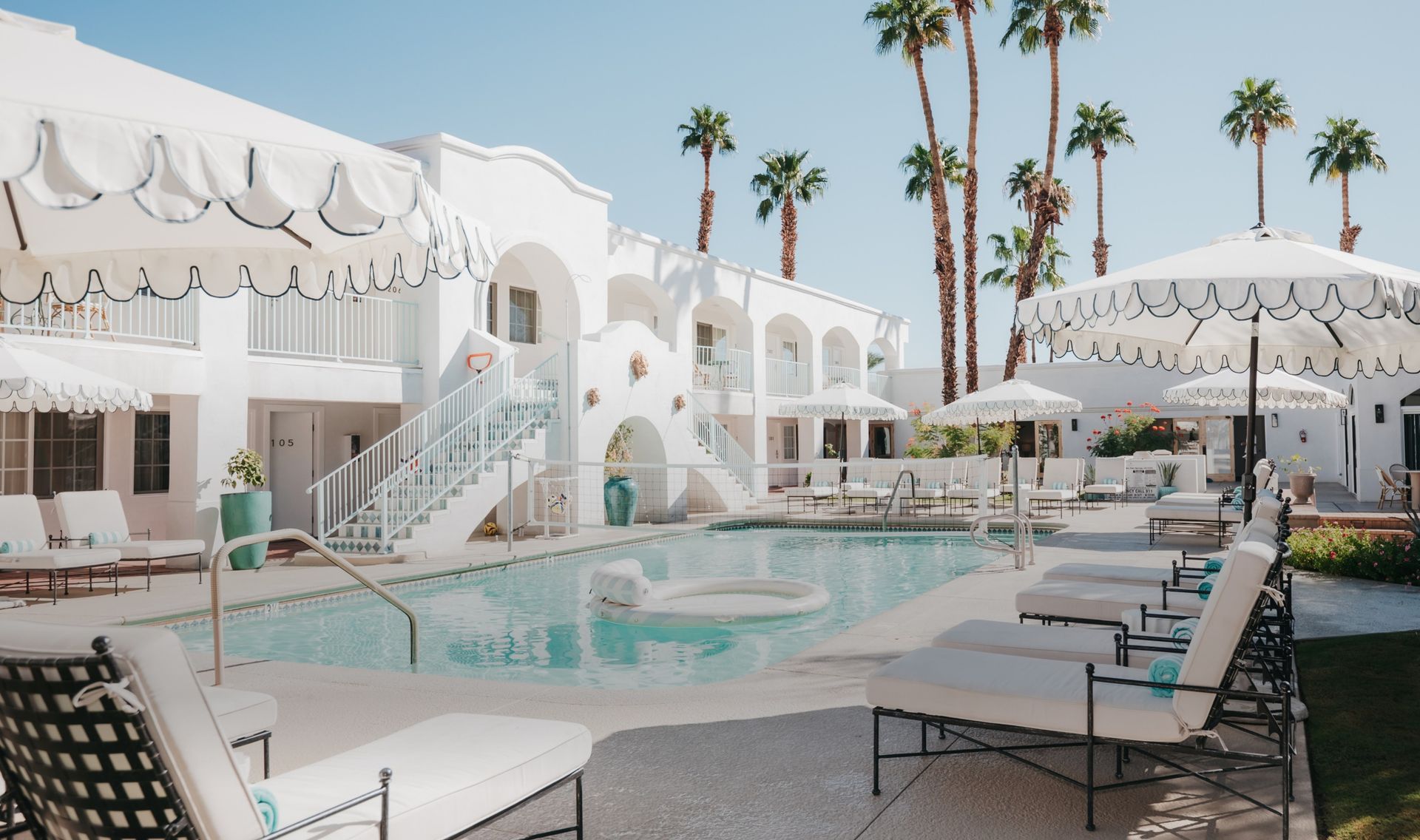 Casa Palma Hotel and Bungalows Mediterranean boutique resort in Palm Springs California