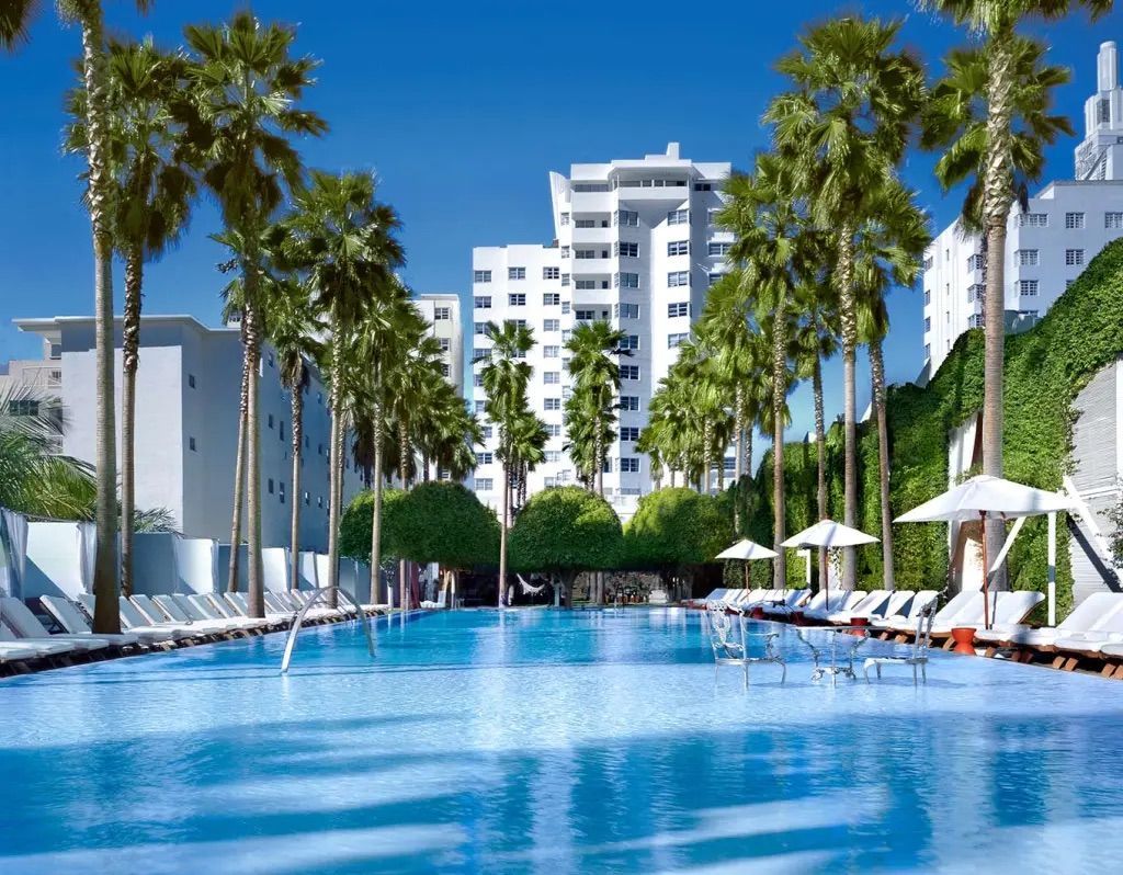 Delano Miami Beach reopened 2026 Art Deco hotel on Collins Avenue South Beach with iconic Delano Pool