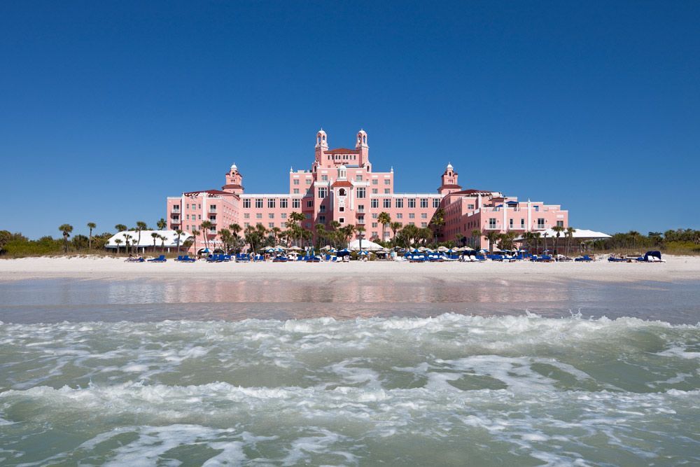 The Don CeSar St Pete Beach Florida legendary Pink Palace 1928 historic Gulf Coast resort fully renovated