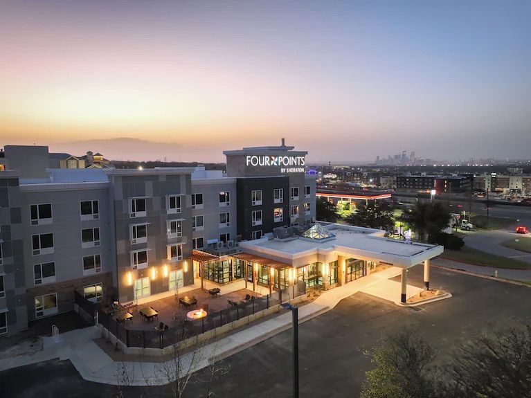 Four Points by Sheraton Austin Airport new hotel exterior near Austin-Bergstrom International Airport Texas