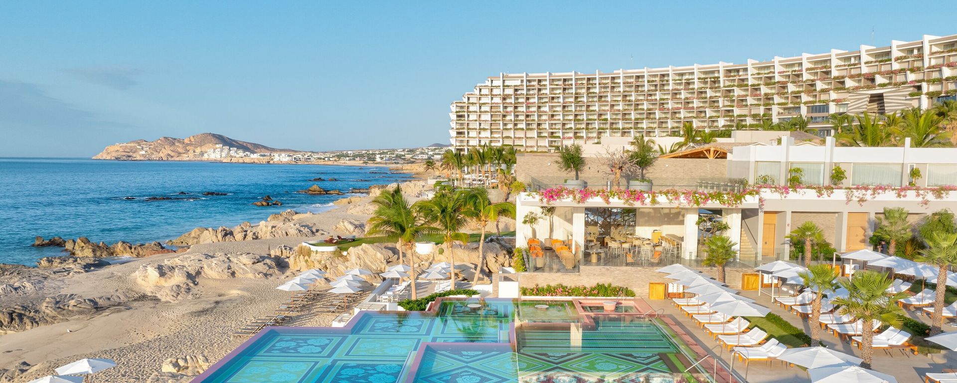 Grand Velas Boutique Los Cabos opened January 2024 adults only all inclusive 79 suites wellness center spa infinity pool sea views Tourist Corridor