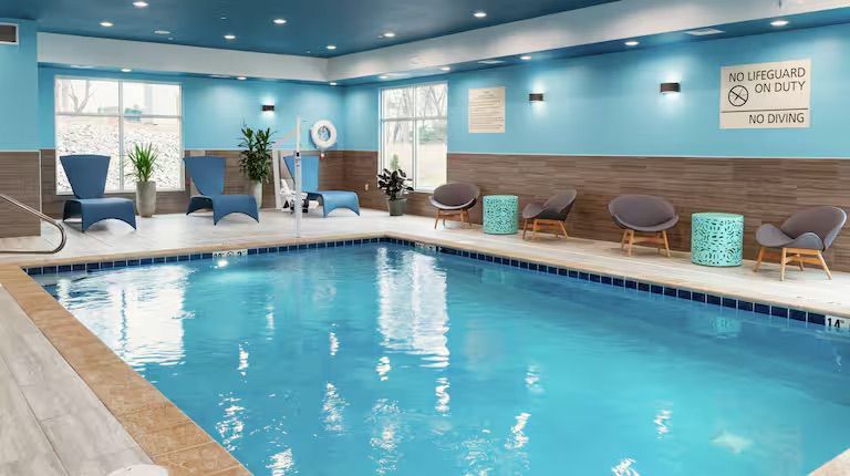 Hampton Inn and Suites by Hilton Buckeye Phoenix new hotel exterior with pool and free breakfast in Buckeye Arizona