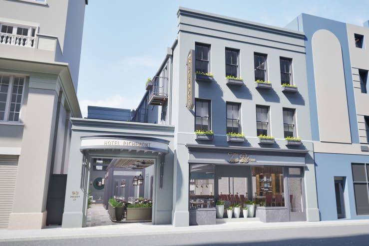 Hotel Richemont intimate new boutique hotel on Society Street off King Street in Charleston SC