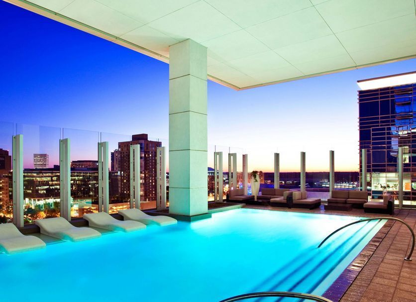 JW Marriott Atlanta Downtown luxury hotel at 45 Ivan Allen Jr Boulevard reopened spring 2026 former W Atlanta Downtown Georgia