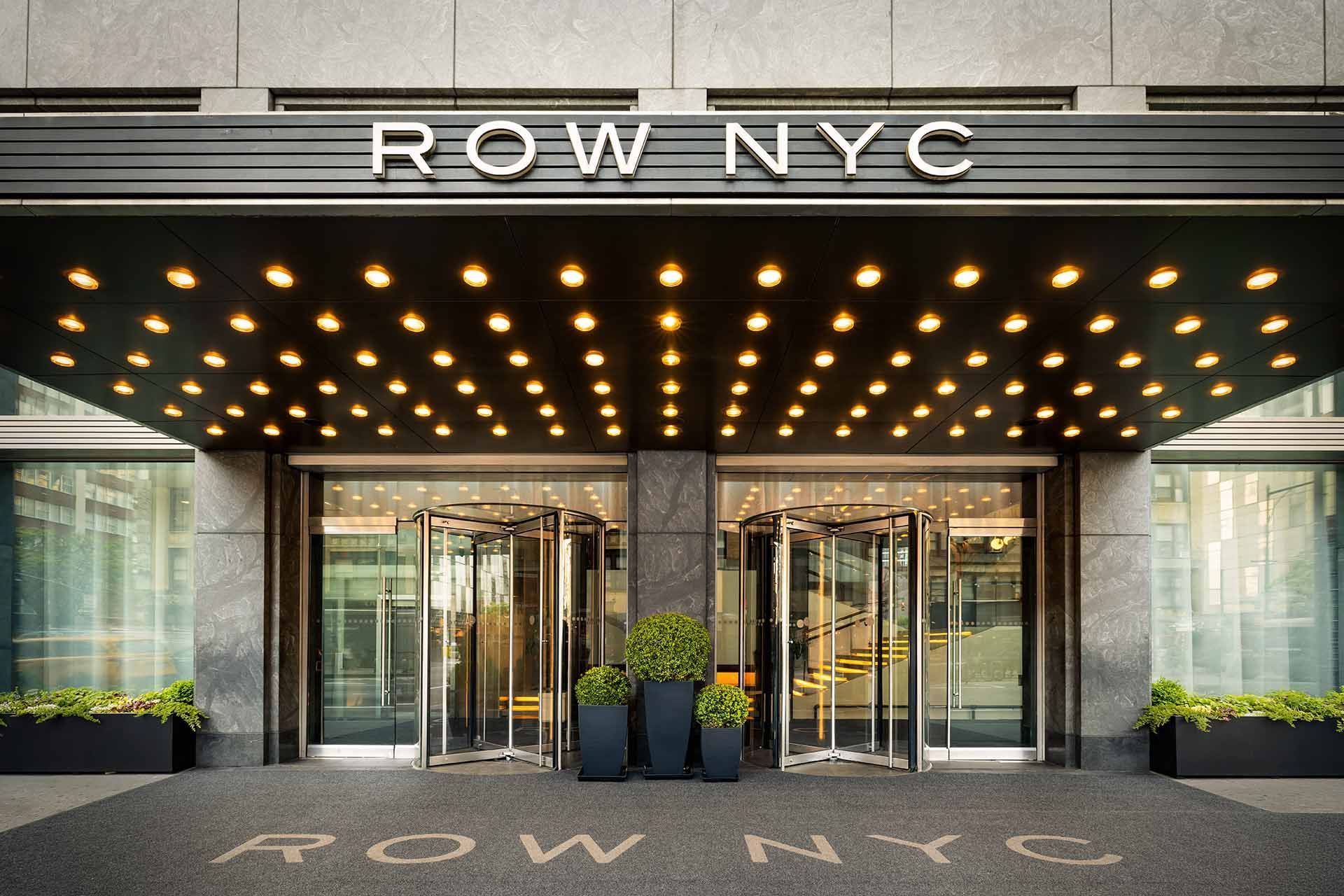 ROW NYC renovated hotel reopened 2026 in Times Square Theater District Manhattan with 1300 redesigned rooms