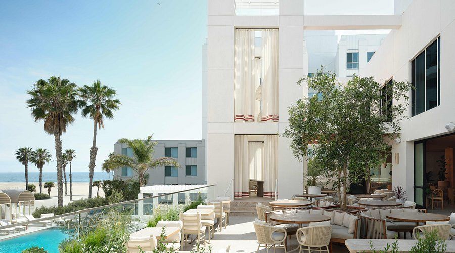 Sandbourne Santa Monica Autograph Collection beachfront hotel opened May 2024 on the former Le Merigot site California