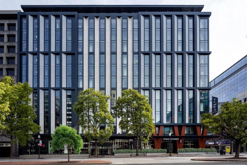 Tempo by Hilton Washington DC Downtown opened April 2026 at 1776 K Street NW Golden Triangle rooftop event space Public Interest brasserie