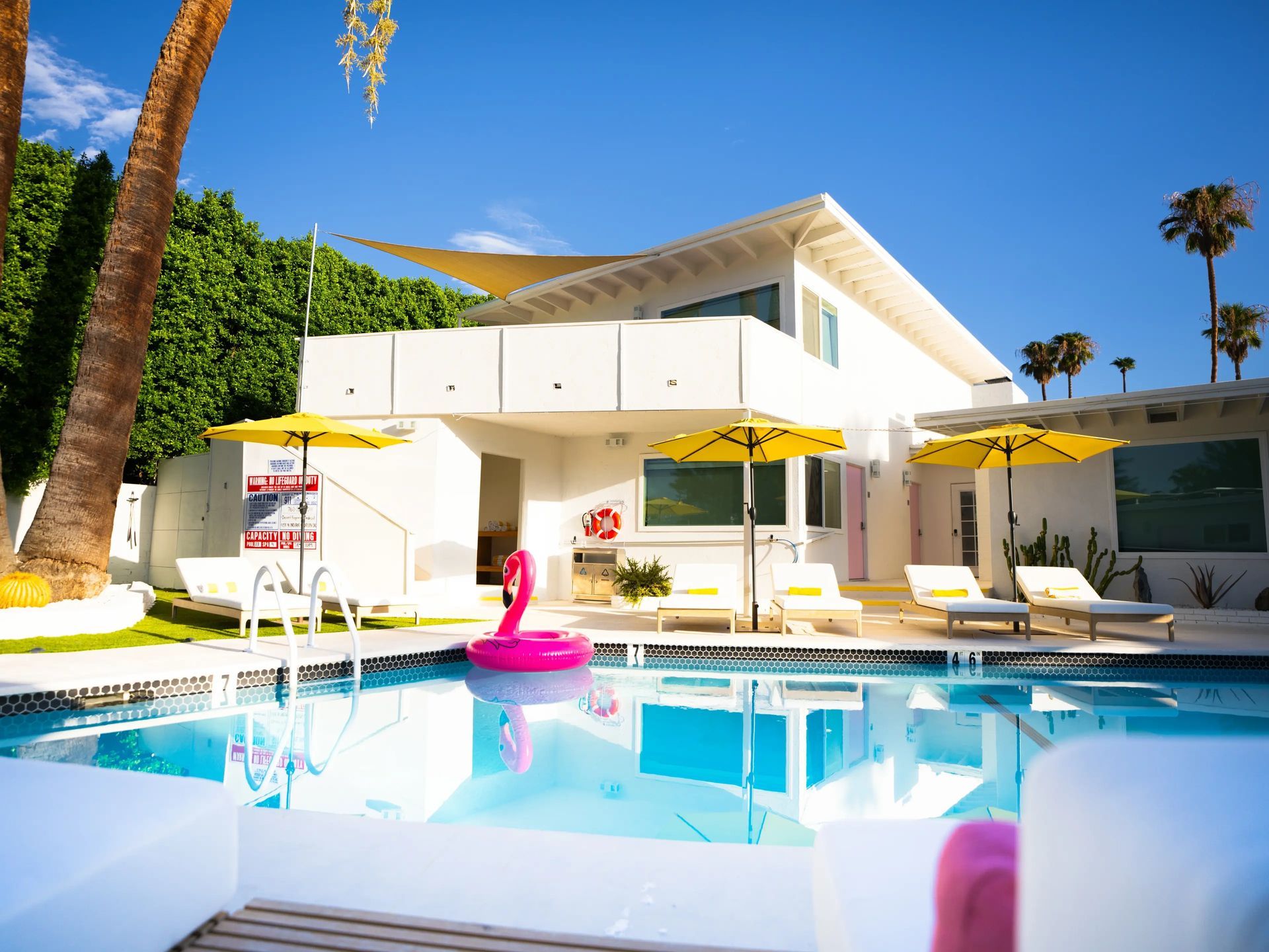 The Cactai adults-only boutique hotel in the Uptown Design District in Palm Springs California