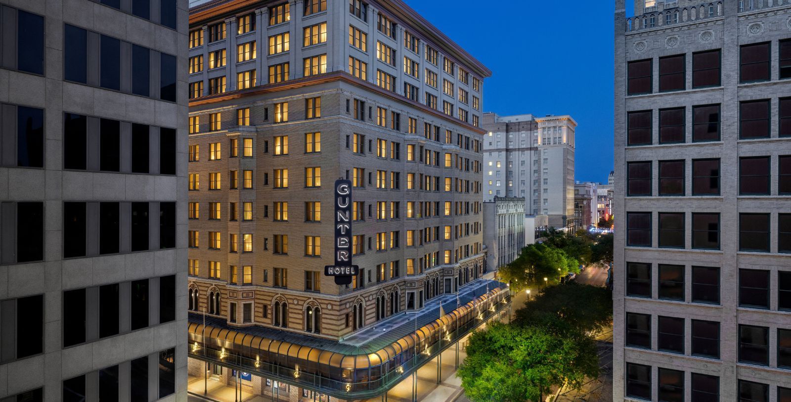 The Gunter Hotel Tribute Portfolio historic downtown landmark in San Antonio Texas