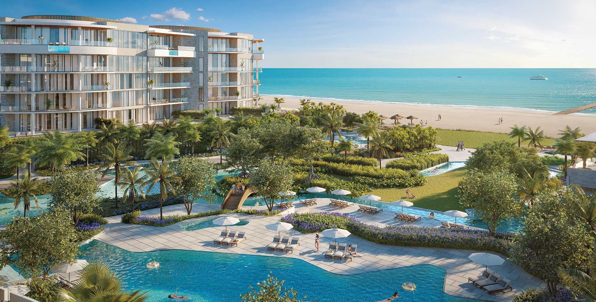 The St Regis Longboat Key Resort Sarasota Florida opened 2024 18 acres beachfront 800 feet private beach saltwater lagoon luxury resort