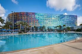 Universal Stella Nova Resort exterior near Epic Universe in Orlando Florida opened January 2025