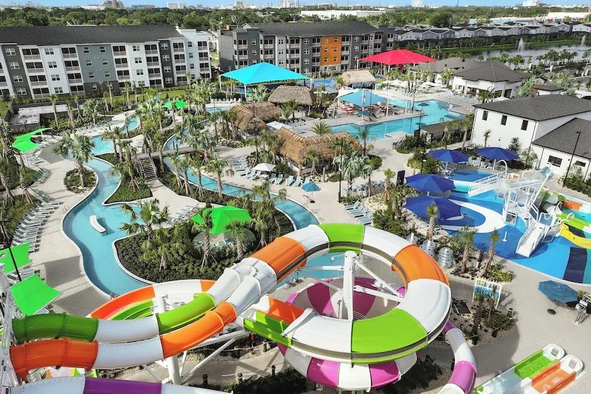 Villatel Orlando Resort Apartments by Marriott Bonvoy on International Drive in Orlando Florida opened March 2025