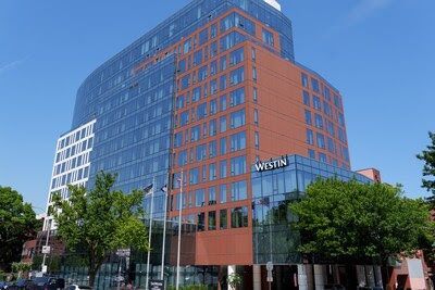 The Westin Flushing LaGuardia Airport hotel exterior in Flushing Queens New York opened June 2025