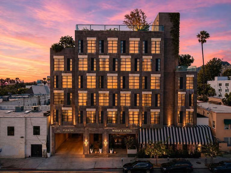 Whisky Hotel Hollywood opened May 2025 near Capitol Records Building with terrace garden and private parking Los Angeles