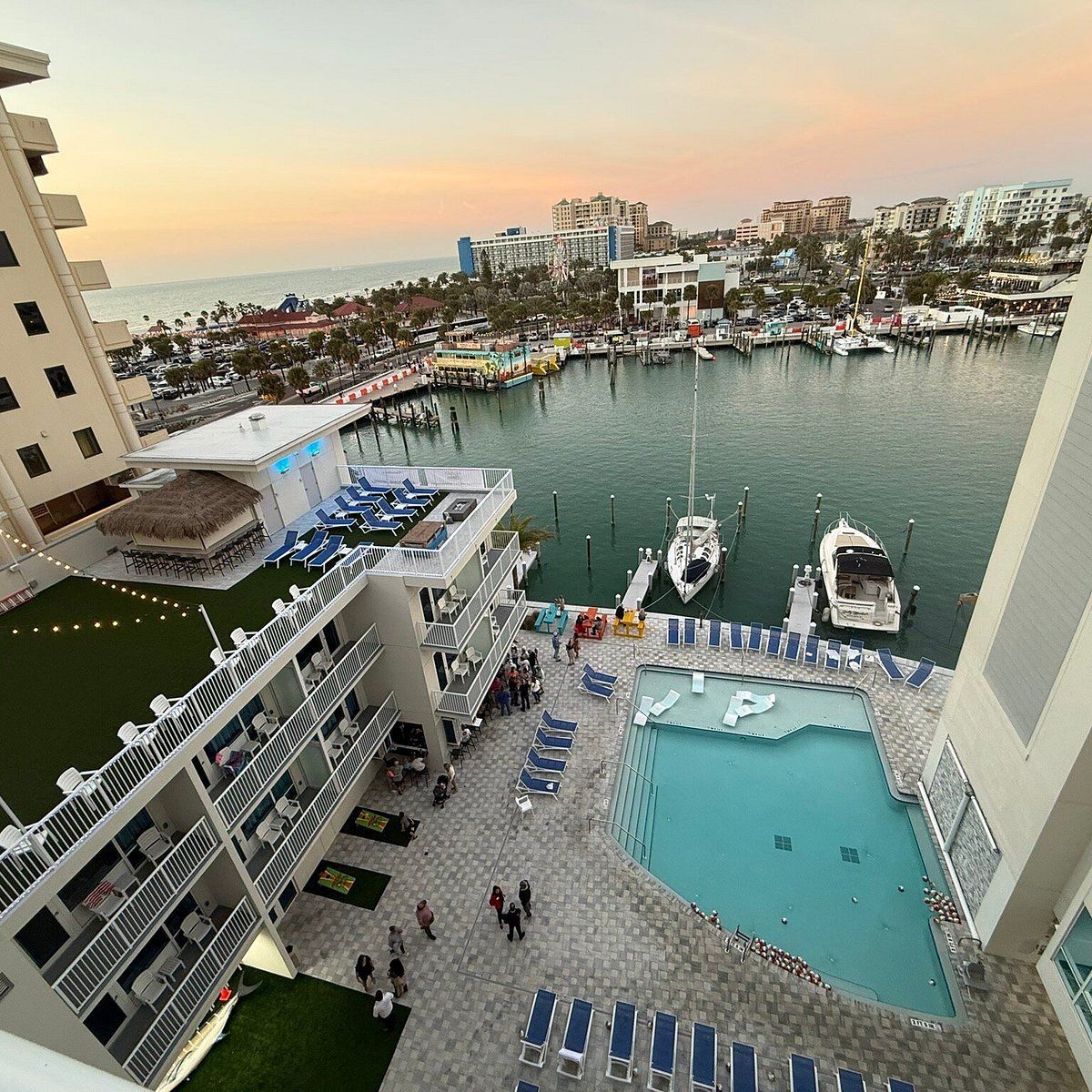 ChartHouse Clearwater Beach Marina Hotel rooftop pool overlooking the marina opened June 2025 Florida