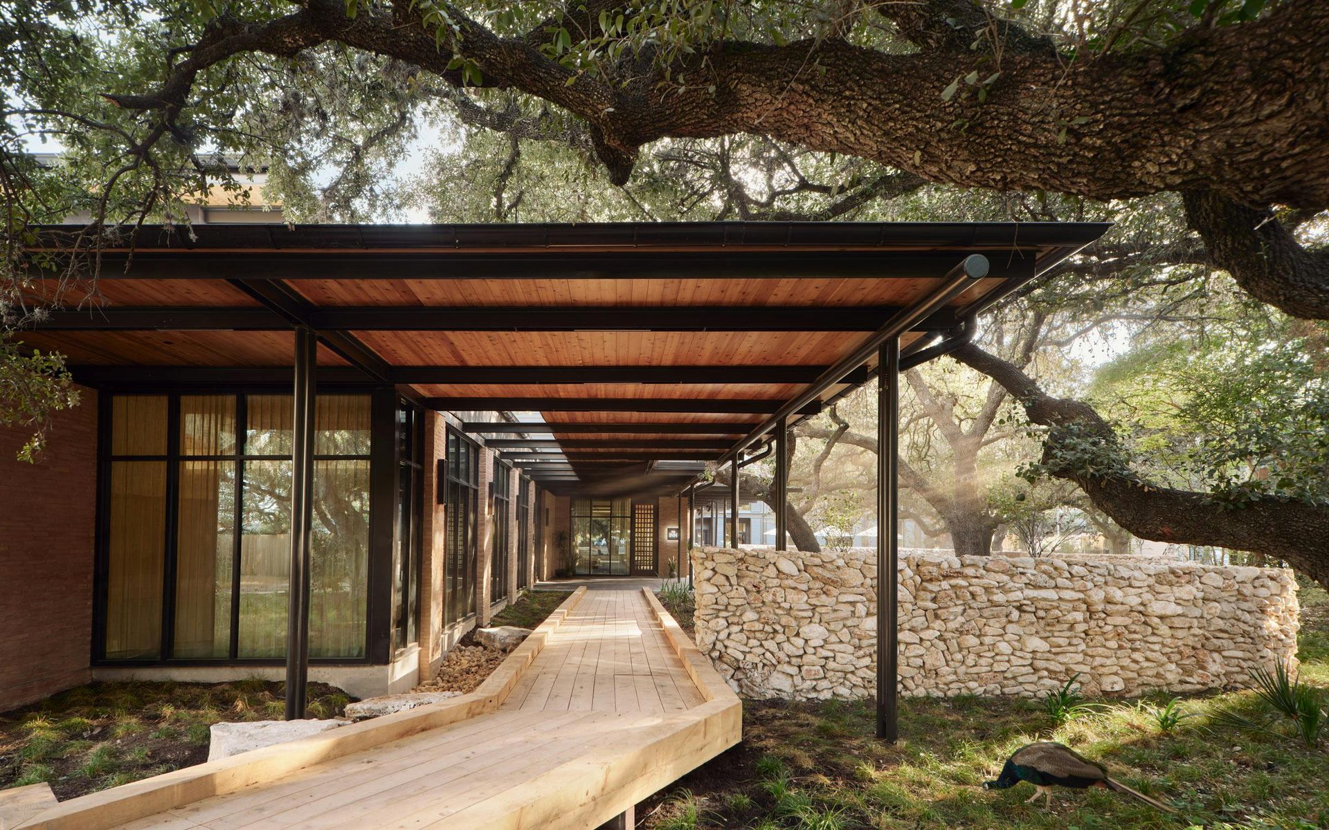 The Inn at Green Pastures boutique hotel on a seven acre estate in the Bouldin Creek neighborhood of Austin Texas