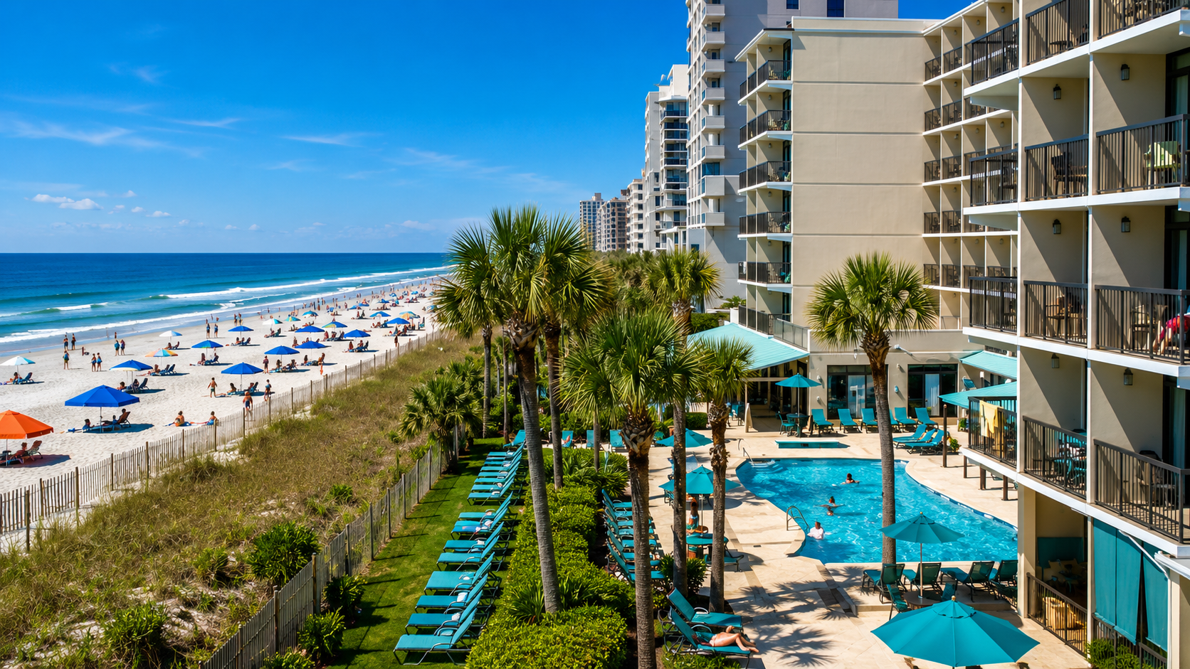 New hotels in Myrtle Beach South Carolina - oceanfront resorts along the Grand Strand