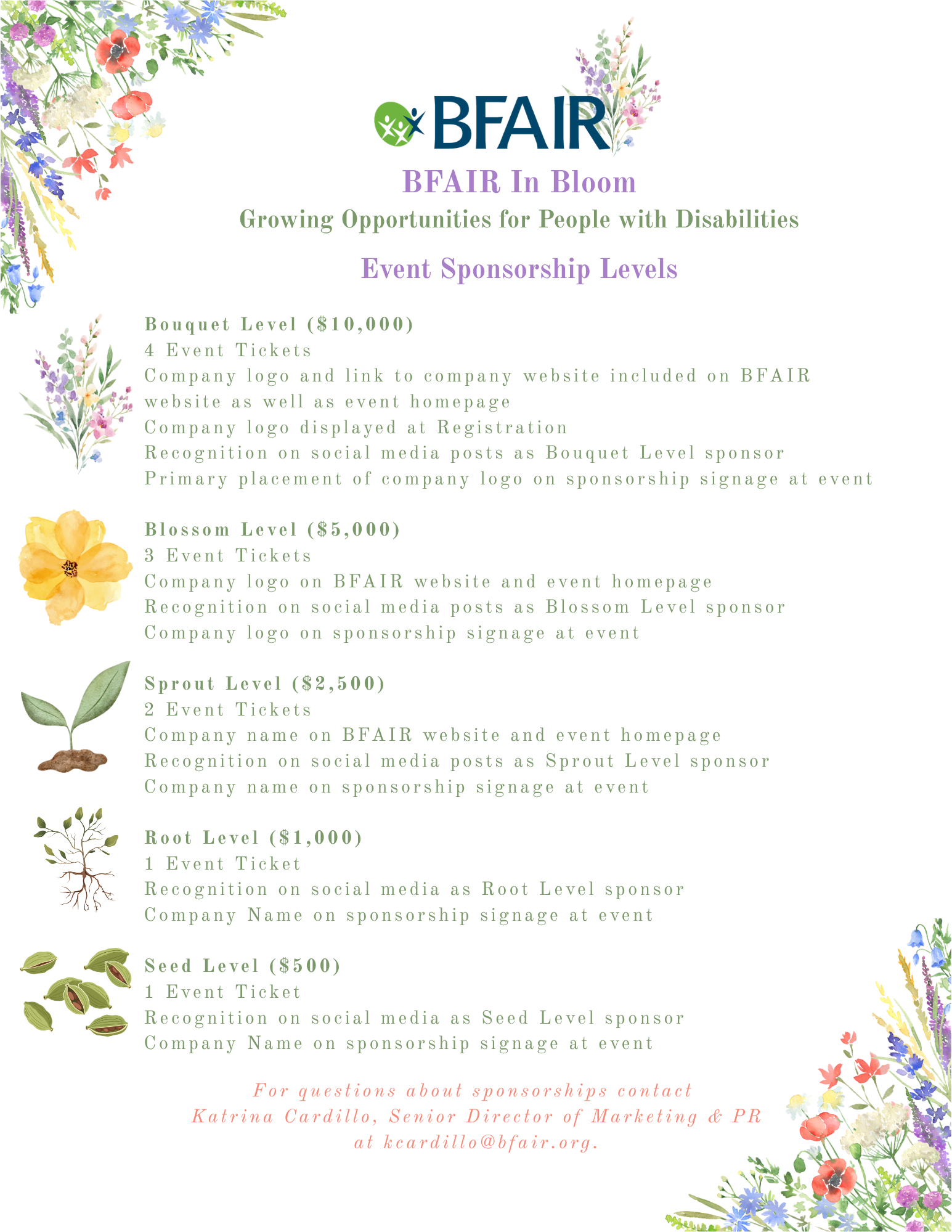 Signature Event - BFAIR in Bloom