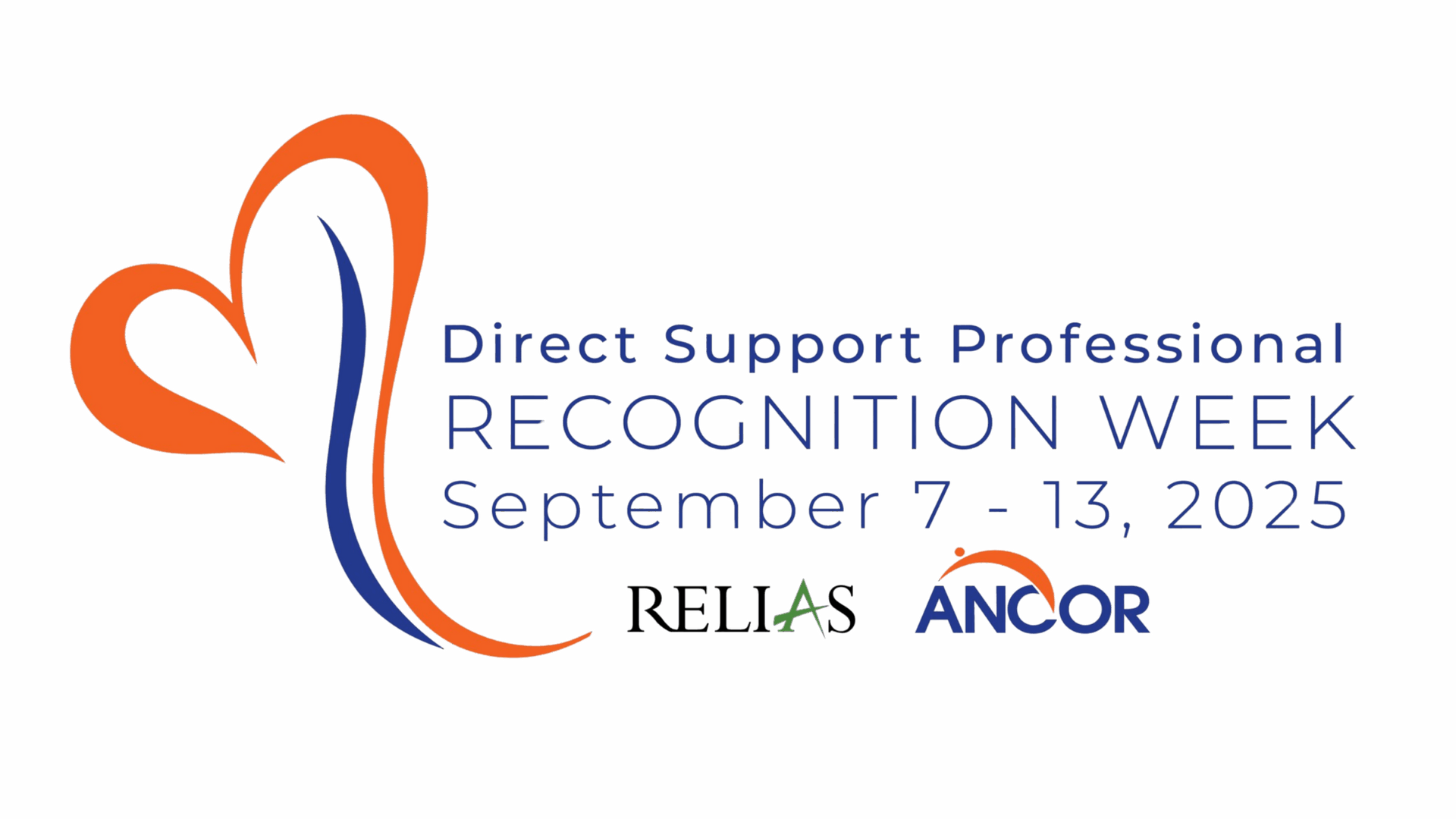 DSP Week Logo with orange and purple heart