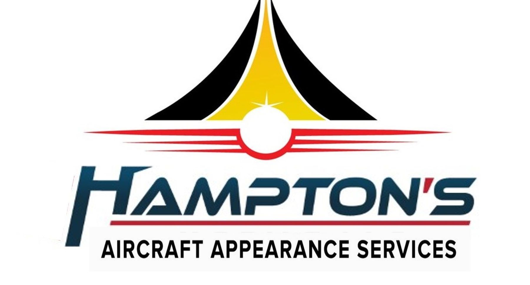 A logo for hampton 's aircraft appearance services