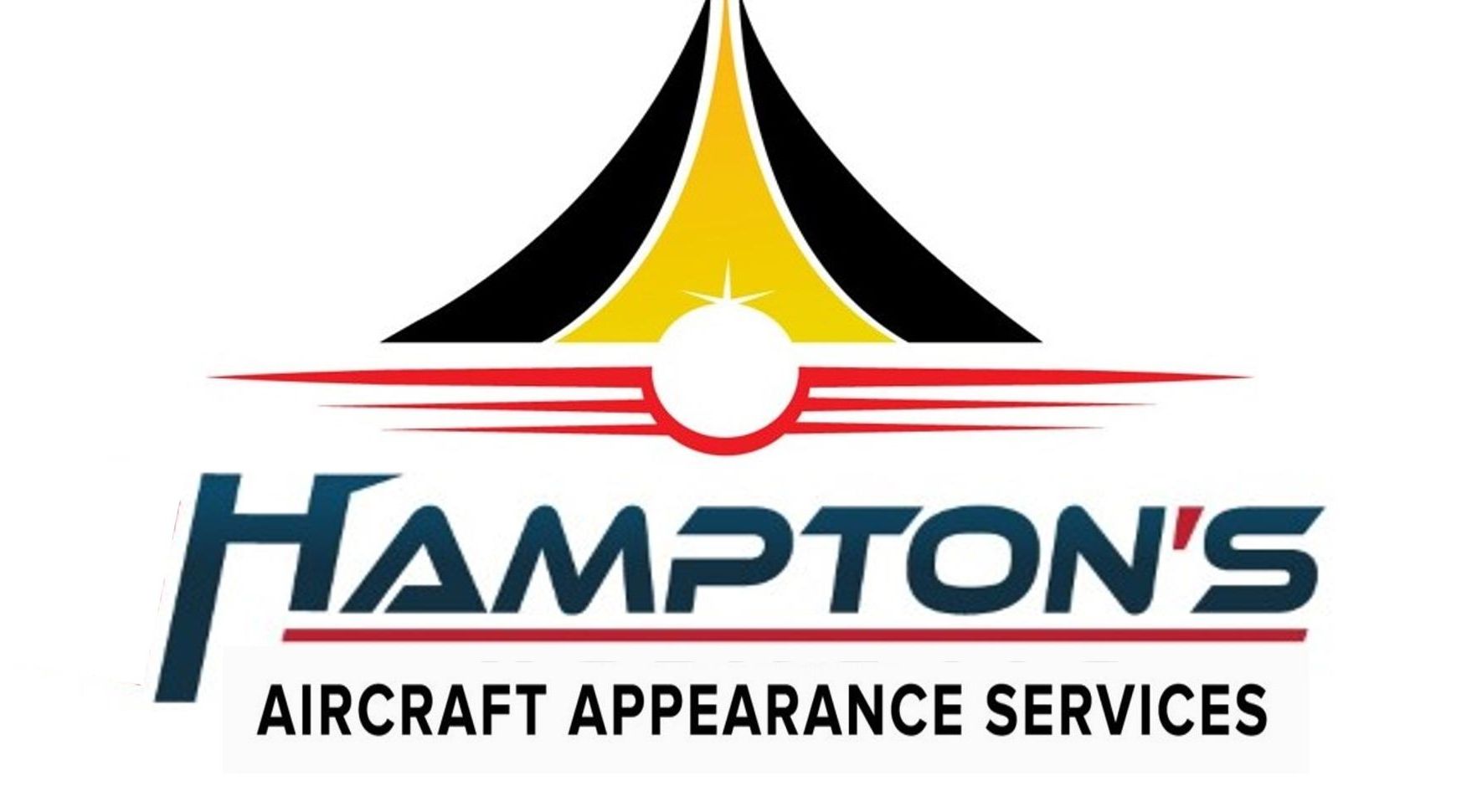 A logo for hampton 's aircraft appearance services