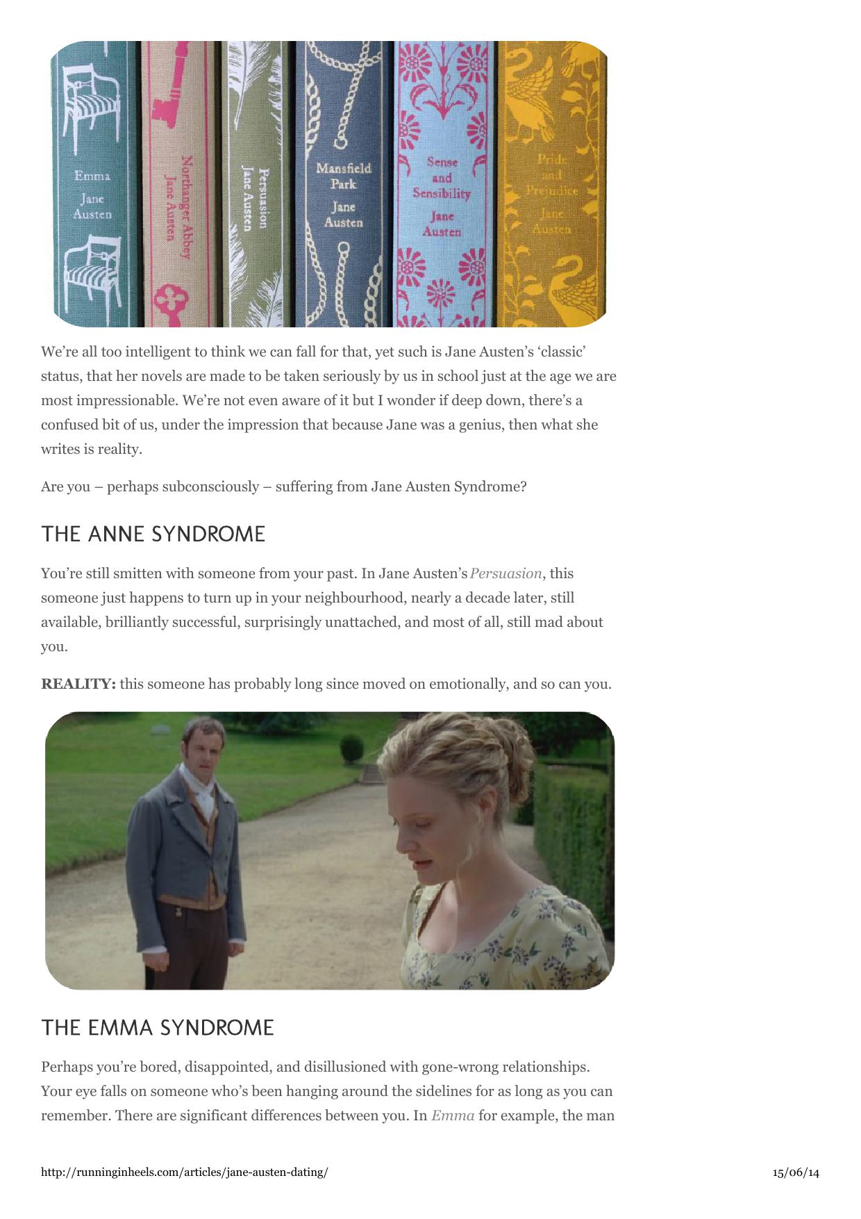 A film still showing a man in a period coat standing on a path behind a woman looking down in a garden setting.