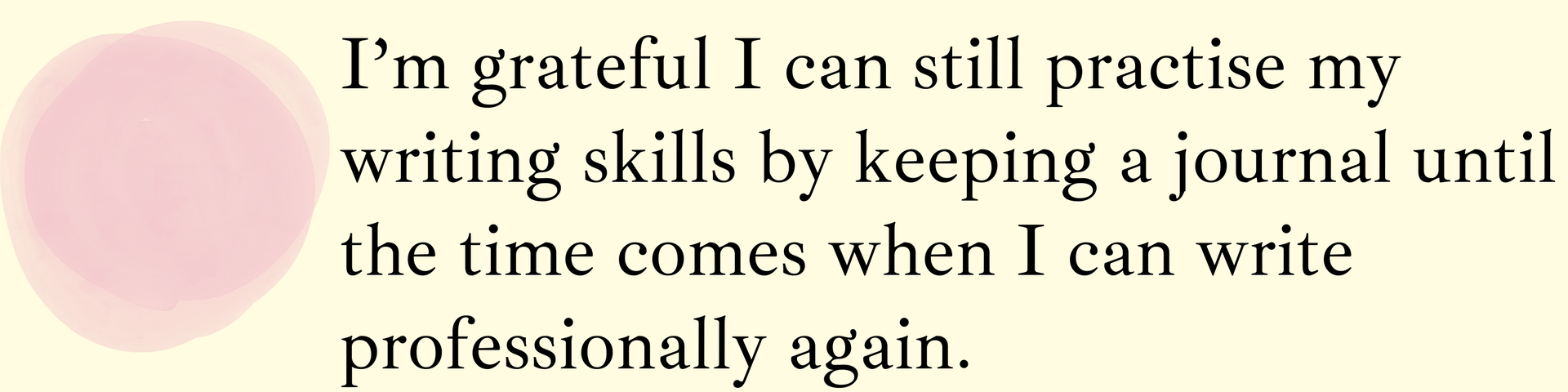 A light pink circle next to text: 