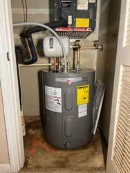 Water Heater Tank in closet 