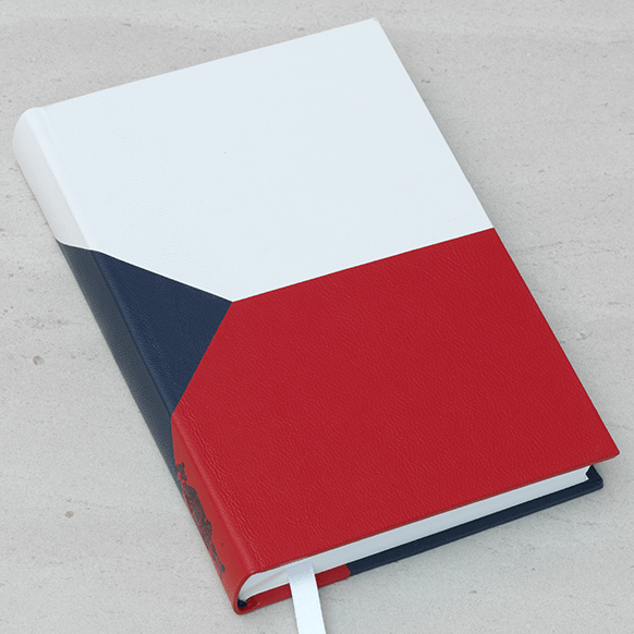 Full leather binding of the Artist's and Roman Editions of 