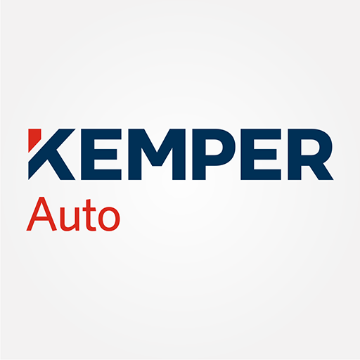 Kemper Auto logo: blue text 