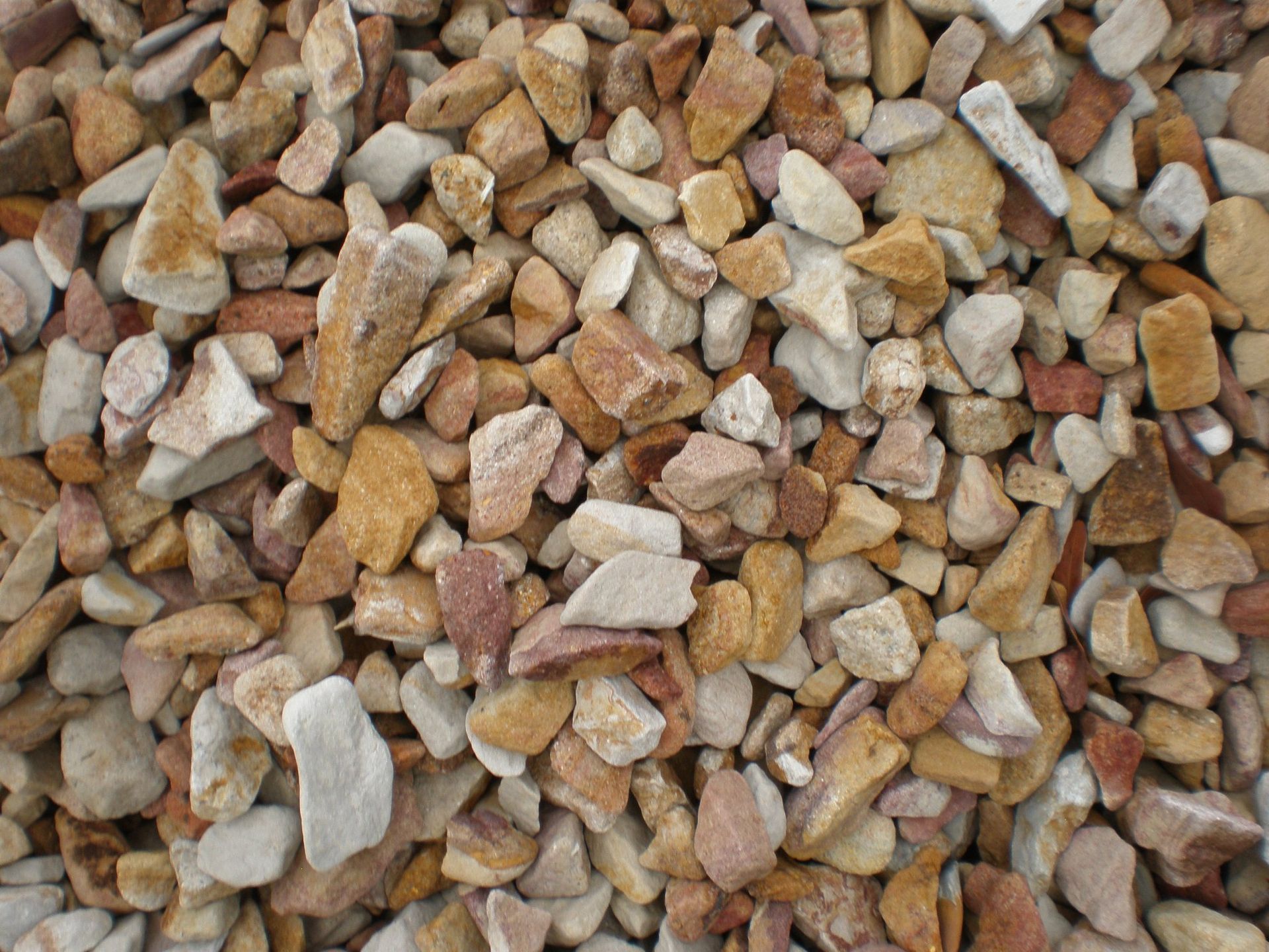 Crushed gravel, varying sizes and colors — Australian Sandstone Products In Helidon, QLD
