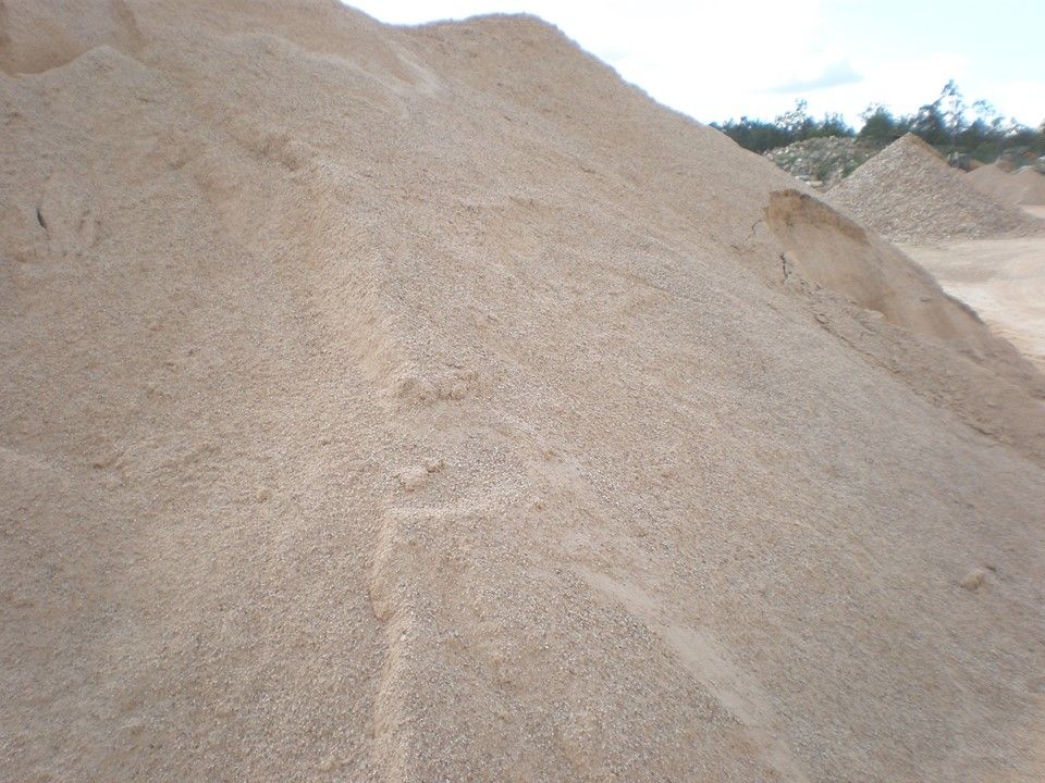Pile of Light Beige Sand in an Outdoor Setting — Australian Sandstone Products In Helidon, QLD