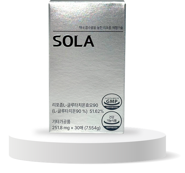 SOLA 首爾製藥 脂質體穀胱甘肽薄膜 高濃度 L-Glutathione 添加玻尿酸 維生素C E膠原蛋白