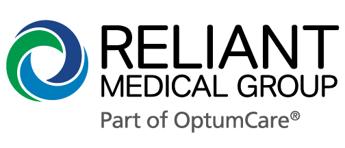 The reliant medical group logo is part of optumcare.
