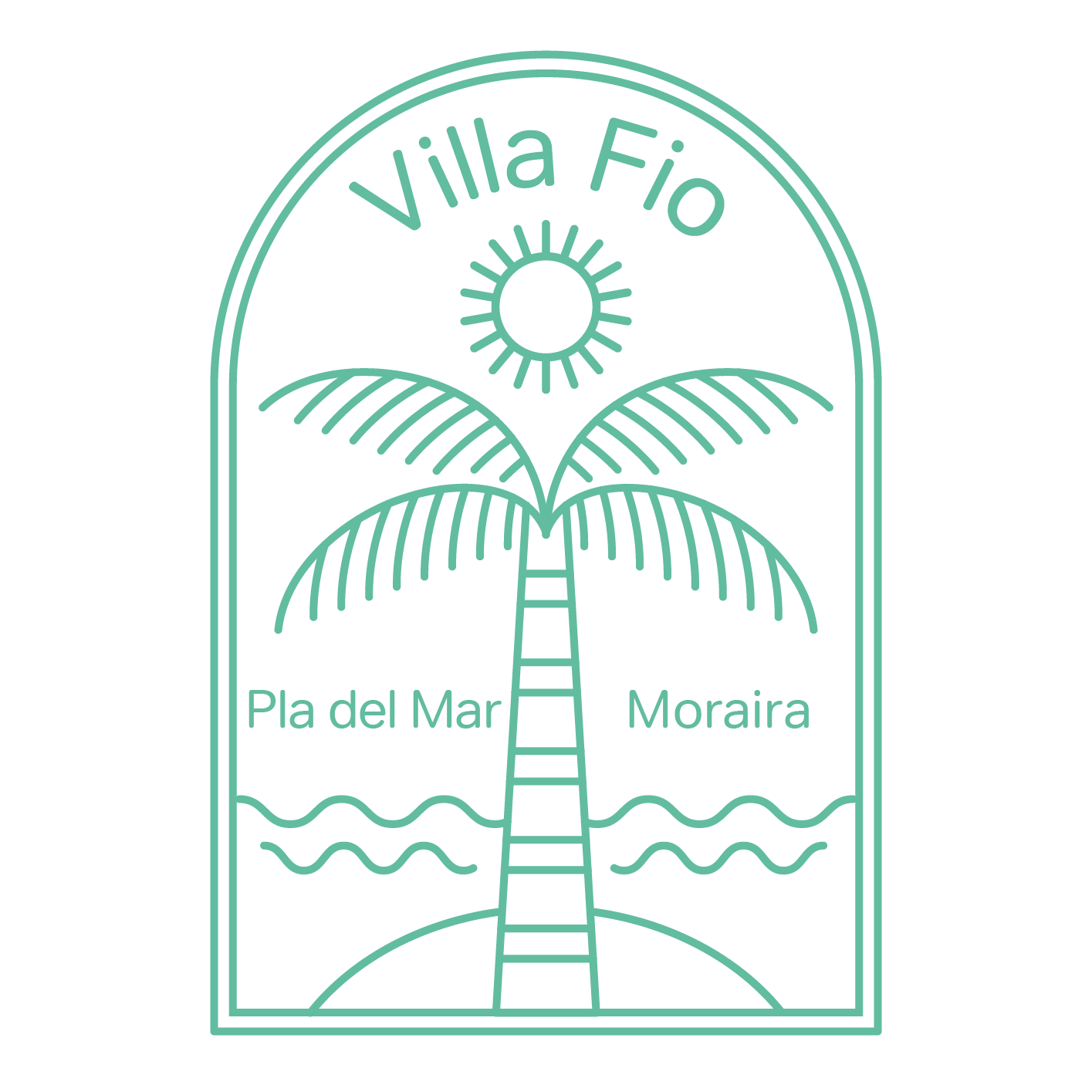 Villa Fio logo van vakantievilla in Moraira Pla del Mar