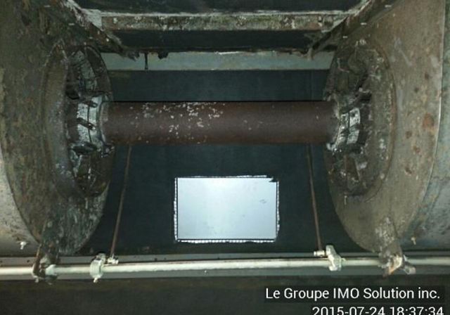 Une photo d'une machine prise par le groupe imo solution inc.