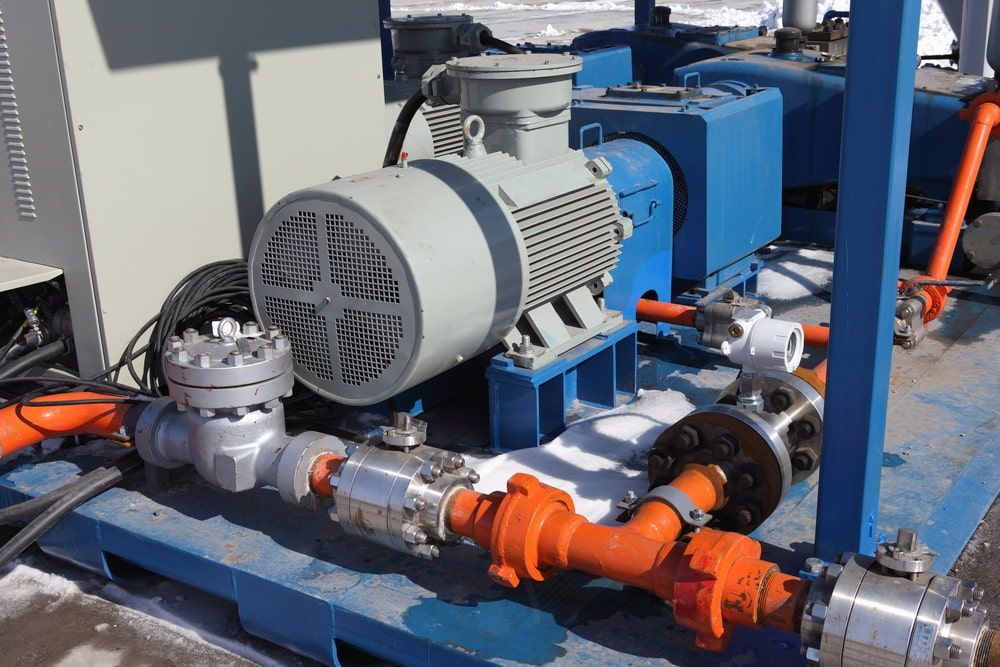 A Close Up Of A Machine With A Motor And Pipes — In Electrics In Babinda, QLD