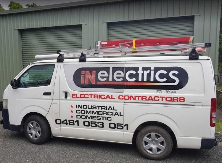 A White Van For In Electrics Electrical Contractors — In Electrics In Innisfail, QLD