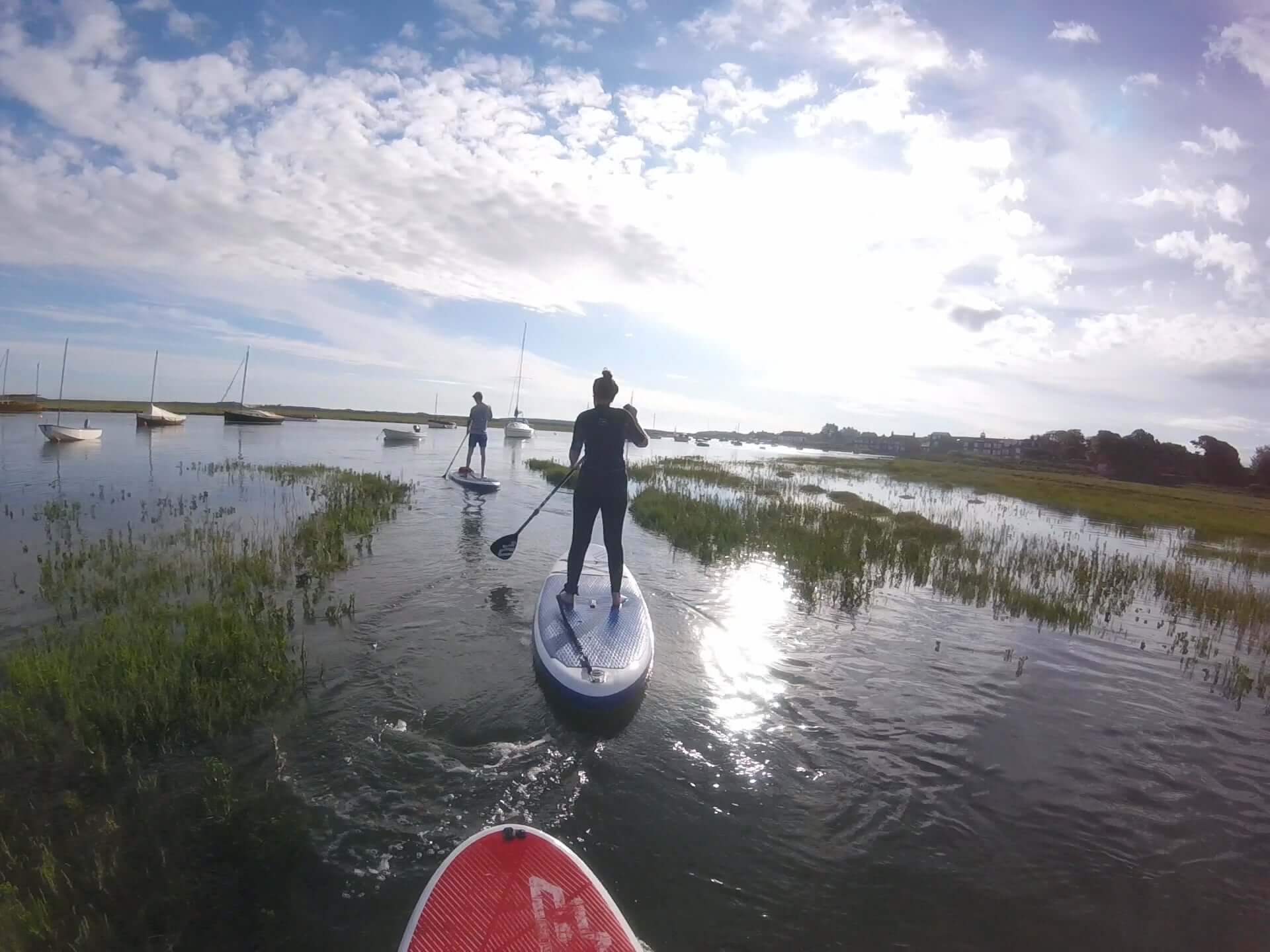 salt marsh sup tour Norfolk coast