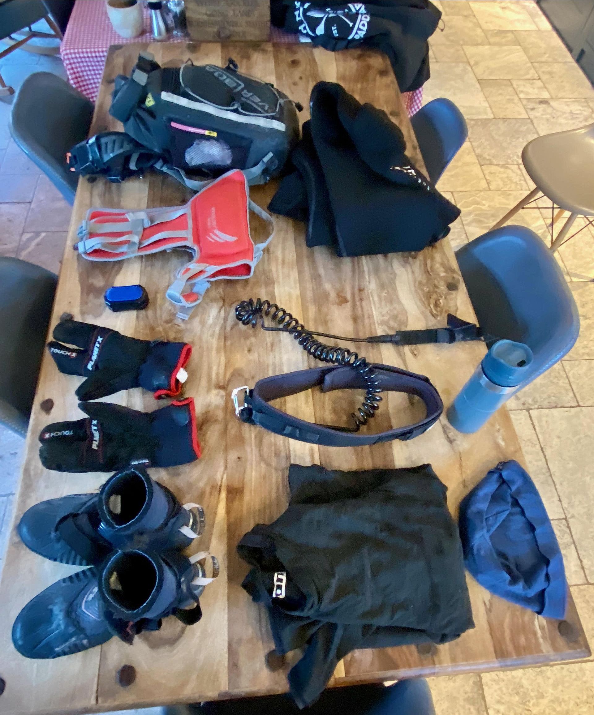 Paddle boarding winter kit