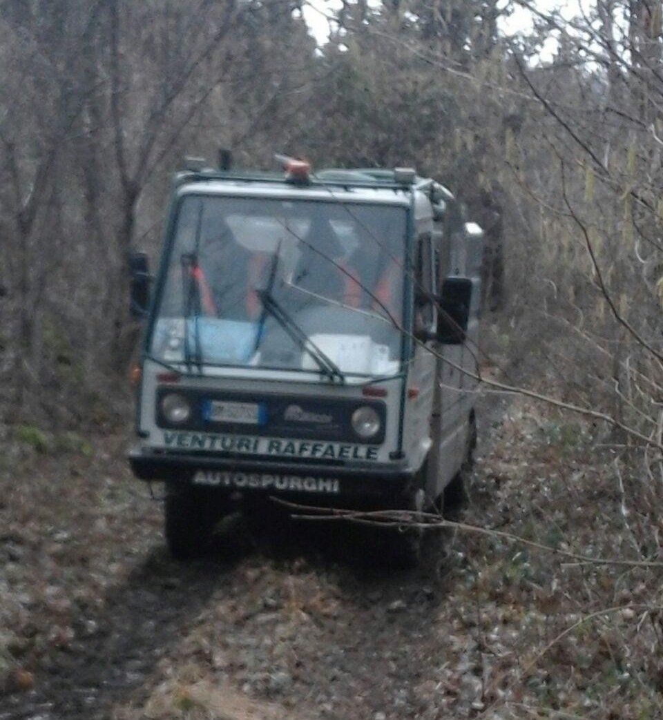 Autospurgo per interventi in luoghi impervi