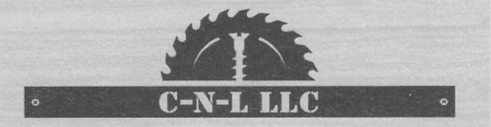 C&L Construction logo with a saw blade outline and bold black text