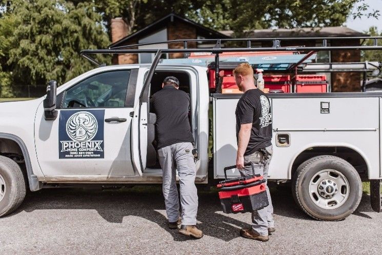 Technicians ready to provide HVAC services