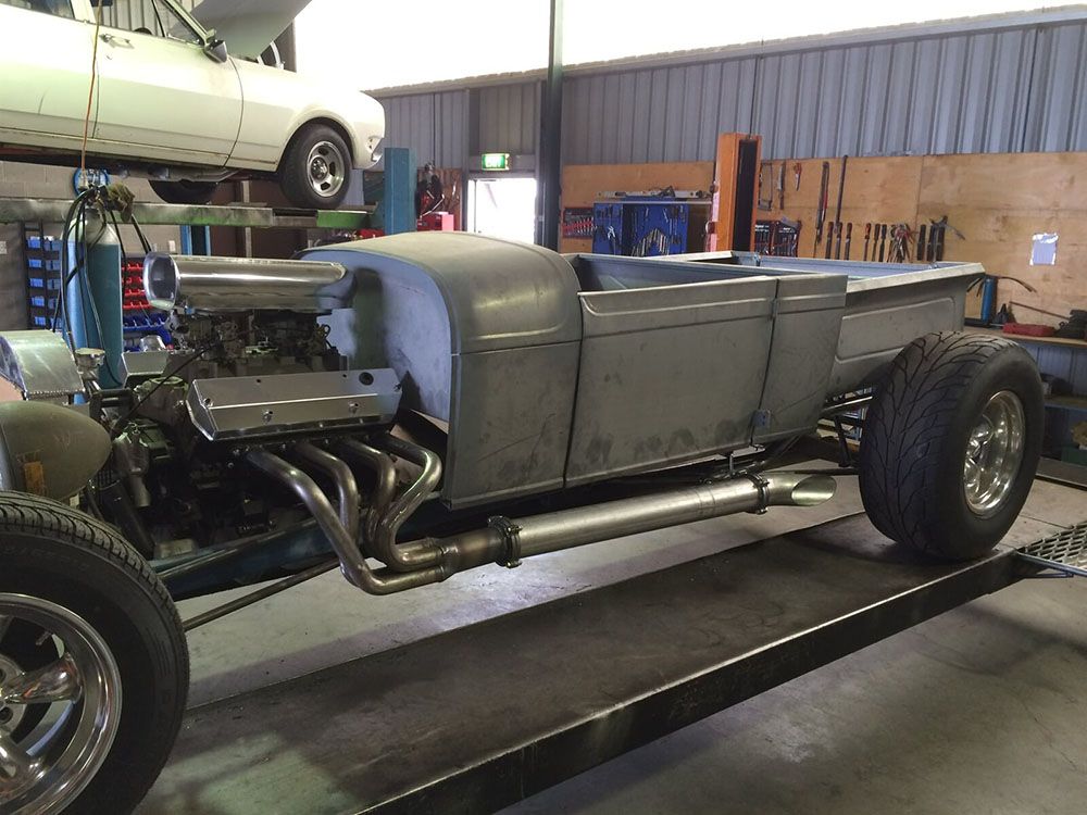 Hot rod engine — Wodonga Exhaust Centre in Wodonga, VIC