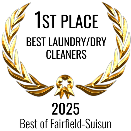 1st Place, Best Laundry/Dry Cleaners, 2025 Best of Fairfield-Suisun award