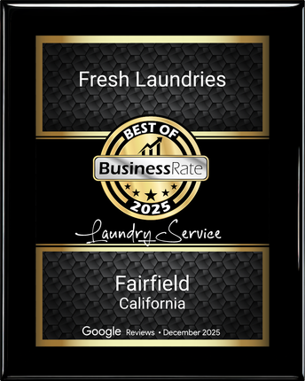 Fresh Laundries BusinessRate Best of 2025, Laundry Service, Fairfield, California, Google Reviews December 2025