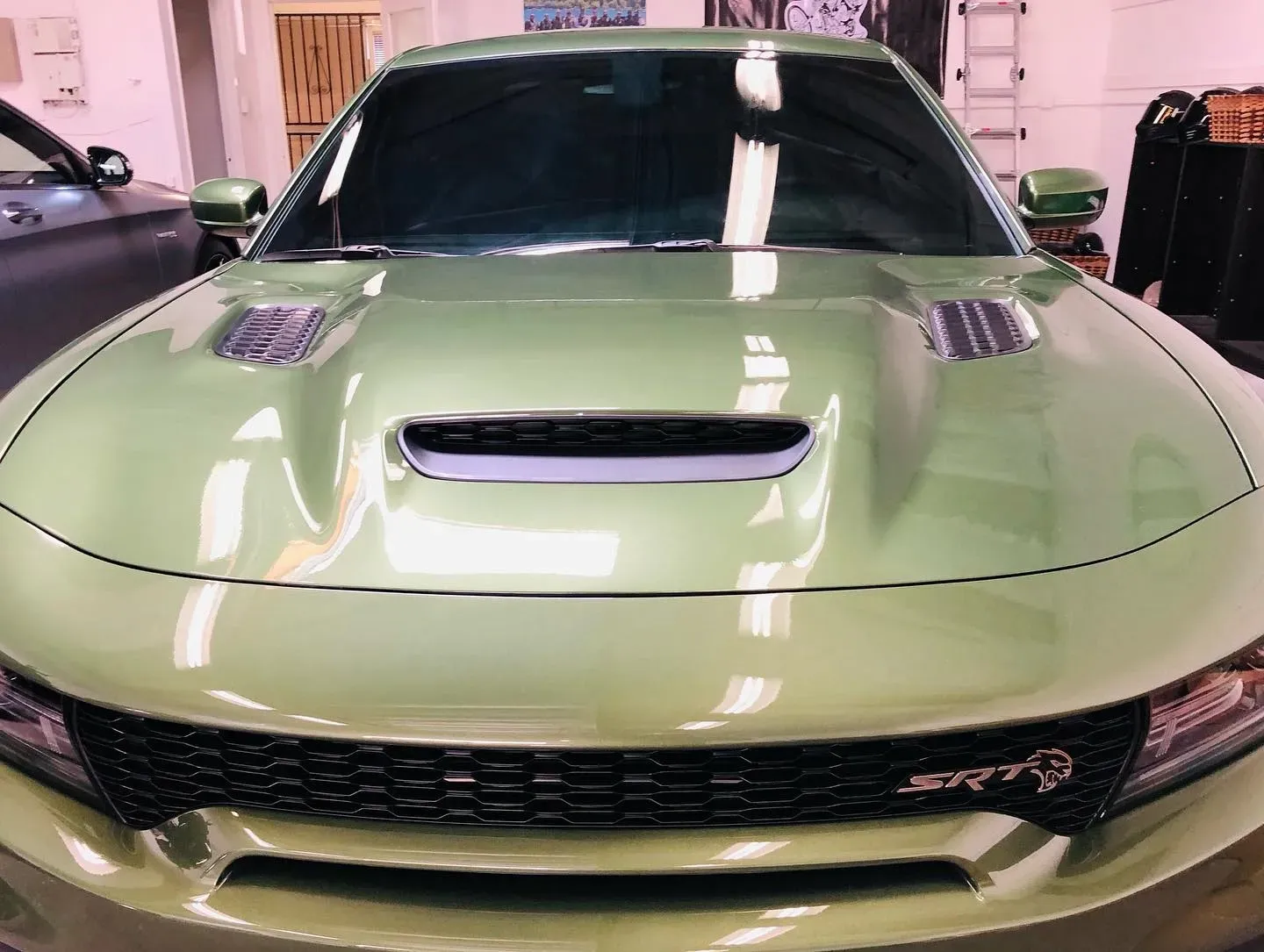 window tinting in green car